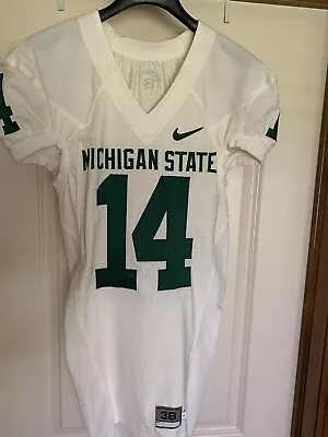 Michigan State Spartans Authentic Game Issued Used Jersey Sz 38 • $150