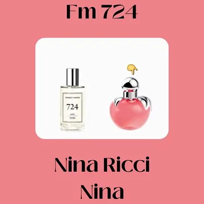 £10.50 • Buy FM 724 Pure  Perfume For Her. Womans  Fragrance 50ml Spray BNIB