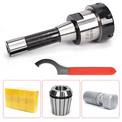 ER40 Collet Chuck R8 Shank With 15 Collets Set Durable Fits CNC Milling Machine • $73