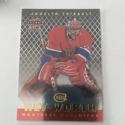 Jocelyn Thibault #11 Net Worth Insert 1997-98 Score A Pinnacle Brand  • $4.99