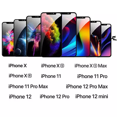 For IPhone 14 Plus 13 Pro Max Mini 12 11 XS XR OLED LCD Display Touch Screen Lot • $557.99