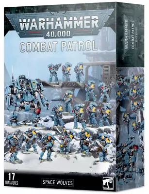 $127.50 • Buy Space Wolves Combat Patrol Army Set Warhammer 40K NIB!                   WBGames