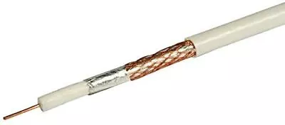 Labgear Coax Cable 25m RG6 White 27600FW25 Aerial & Satellite Cable Coaxial • £9.13