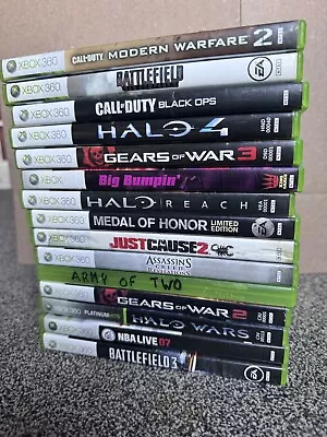 Xbox 360 Games Bundle Lot Of 15 Most With Manuals & All Tested CHEAP • $25