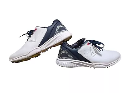 Callaway Mens Coronado Golf Shoes Cleats Fairways For Warriors Sz 10.5 CG400WBD • $29.71