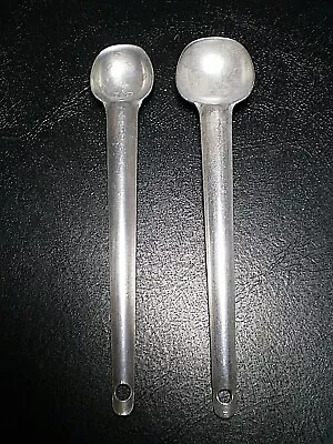 (2) Vintage Foley MEASURING SPOONS 1 Tsp. + 1/2 Tsp. Long Handle Replacement ~ • $11.99