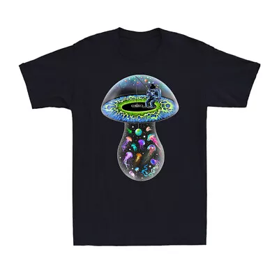 Magic Mushroom Psychedelic Trippy Shirt Tripping On Space Mushroom Men's T-Shirt • $15.99