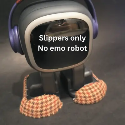 EMO Living AI Desktop Pet Robot Accessories (SLIPPERS ONLY). Custom Made. USA • $27.89