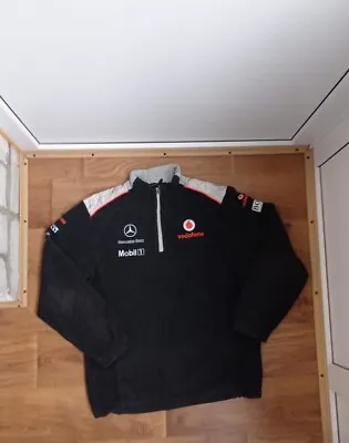 FORMULA 1 VODAFONE MCLAREN MERCEDES FLEECE TOP JERSEY HUGO BOSS L Large • $99.99