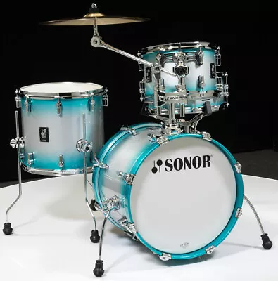 Sonor AQ2 Bop Kit 4pc Shell Pack - Aqua Silver Burst Lacquer • $1129