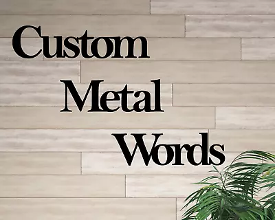 Custom Metal Names Custom Metal Words And Phrases • $35