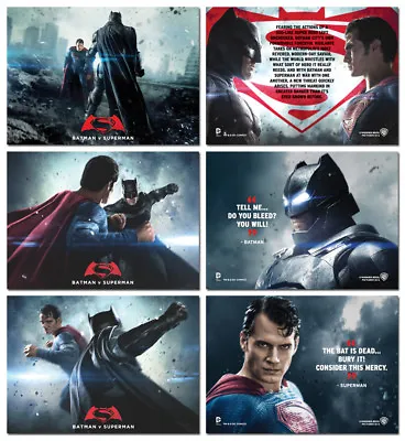 BATMAN V SUPERMAN BATTLE Movie - 3 Card Promo Set • $4.99