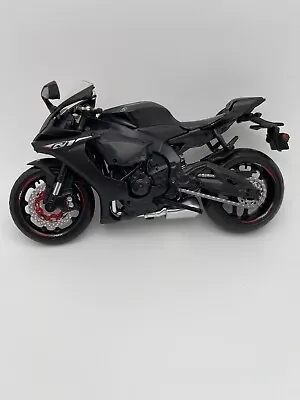 1:12 Scale Yamaha YZF-R1 Motorcycle Model Diecast Toy Motorcycle Kids Boys Black • $29