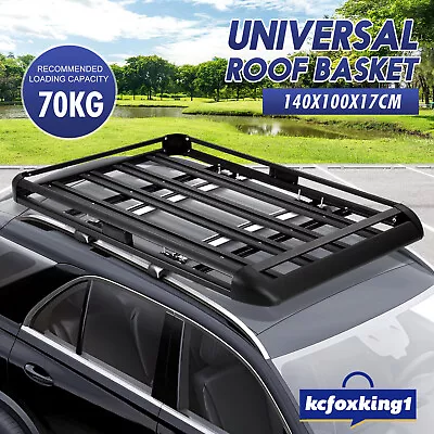 Aluminium Alloy SUV Car Roof Rack Basket Luggage Cargo Carrier Holder Storage • $169.90