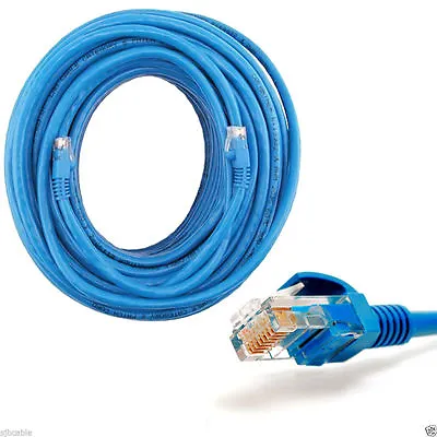 $7.94 • Buy Cat6 Patch Cord Cable 500mhz Ethernet Internet Network LAN RJ45 UTP Blue Us New 