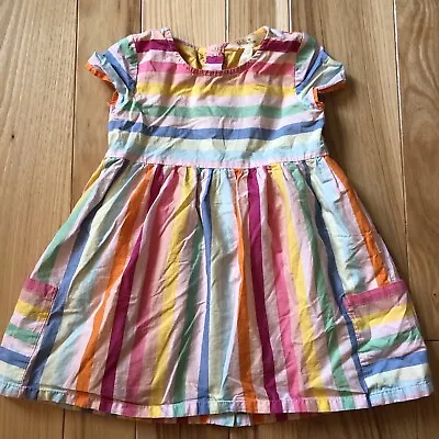 Matilda Jane Rainbow Stripe Back Button Dress 18-24 Months • $19
