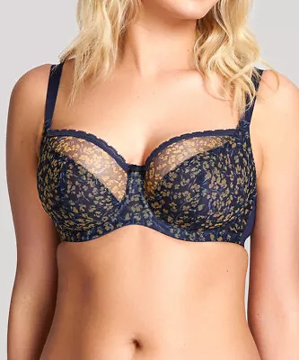 Panache Cleo Zoe Balconette Bra 10211 Underwired Balcony Sheer Support Lingerie • £15