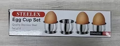 Steelex Egg Cup Set Of 4 • £4.50