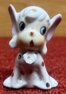 Vintage Made In Japan Ceramic Polka Dot Figurine  • $5