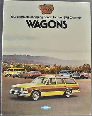 1978 Chevrolet Station Wagon Brochure Caprice Impala Malibu Suburban Monza 78 • $5.95