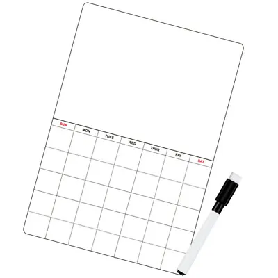 £8.33 • Buy 2 Sets Schedule Board Fridge Magnet Magnetic Weekly Calendar Fridge Memorandum