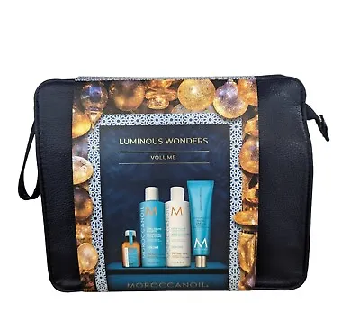 Moroccanoil Luminous Wonders Set Extra Volume Shampoo Conditioner Oil & Cream • $53.99