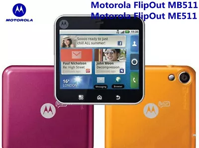 Motorola Flipout MB511 MB-511 Smartphone 3G QWERTY 3MP Cellphone • $95