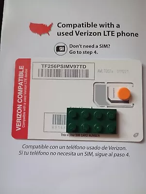 Straight Talk SIM Card Kit • Verizon Standard Micro Nano • $5