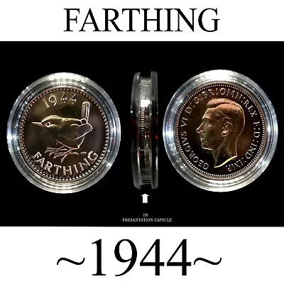 80 Years Old 1944 Farthing. Ideal Birthday Gifts Presents Celebrations • £5.99