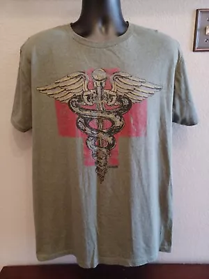 7.62 Design Combat Medic Olive Green T-shirt (Men's Size Large) • $10