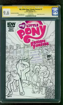 My Little Pony Friends Forever 7 CGC SS 9.6 Jetpack Fleecs Sketch Variant 7/14 • $249.99