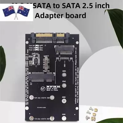 SSD To SATA 3.0 SATA To M2 NGFF M.2 MSATA To SATA Converter Card Adapter Plate • $15.53