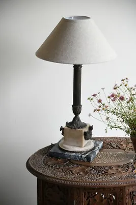 Classical Style Marble Table Lamp Corinthian Column • £225