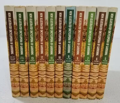 Vintage New Illustrated Encyclopedia Of Gardening LOT OF 11 Greystone • $19.99