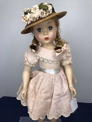 17” Vintage Madame Alexander 1950’s Maggie Face Doll Original Polly Pigtails #S • $175