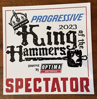 KING OF THE HAMMERS 2023 5’’ X 5’’ Decal Sticker SPECTATOR Ultra4 KoH • $4.36