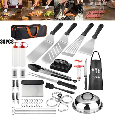 38 PCS Griddle Accessories Kit Barbecue Tool Set For Outdoor Camping  • $40.99