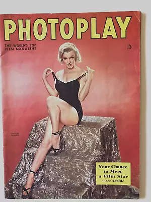 Marilyn Monroe Photoplay Magazine July 1955 RARE UK Stunning PinUp Cover • $80.15