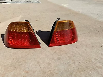 01-06 BMW OEM E46 M3 325ci 330ci COUPE REAR LED TAIL LIGHTs AMBER SET • $400