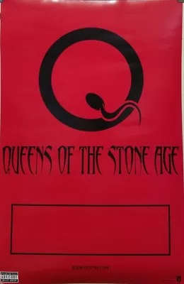 QUEENS OF THE STONE AGE 2002 2 Sided Promotional Poster New Old Stock Flawless • $8.99