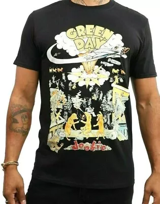 Green Day Rock Tee Dookie Black Shirt New • $14.39