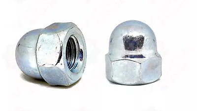 £1.09 • Buy Dome Nuts M3 M4 M5 M6 M8 M10 M12 M16 Acorn Blind Cap Nut Bright Zinc Plated