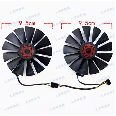 New Graphics Card Cooling Fan For ASUS GTX970 980 980Ti 780 780Ti R9 285 Raptor • $22.71