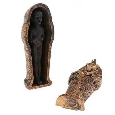 Novelty Old Mummy + Coffin Model Miniature Set For Sand Play Sand • £6.29