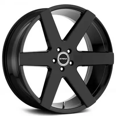 20  Strada Wheels Coda Gloss Black Rims And Tires Package • $1988