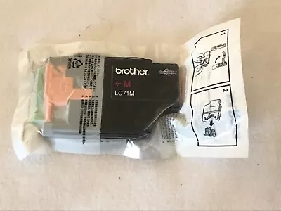 Brother LC71M Ink Cartridge - New Sealed Without Box - Magenta LC 71 M • $4.49