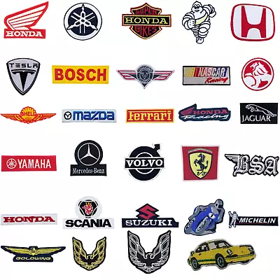 Speed Race Motor Sports Iron On Sew On Embroidered Patch Badge Clothes Applique • £2.46