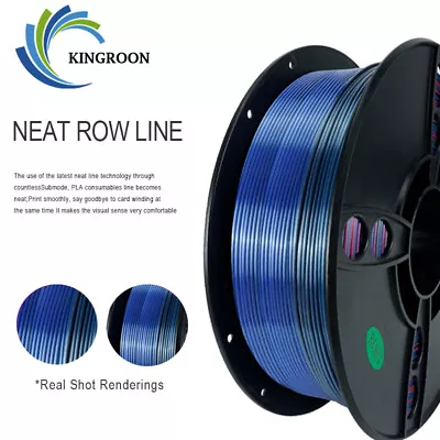 [Buy 3 Get 1 Free] 1KG PLA Silk Rainbow 1.75 Mm 3D Printer Filament Bundles Roll • $38.95