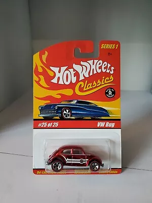 Hot Wheels Classics Series 1 #25/25 VW Bug - Spectraflame Red • $9.99