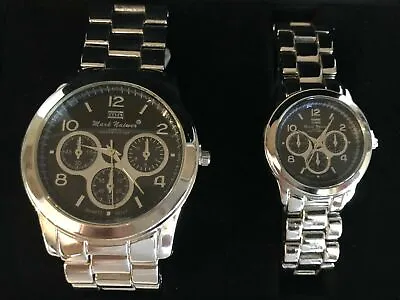 New Mark Naimer His & Hers Stainless Steel QUARTZ Watch Set- Water Resistant • $40